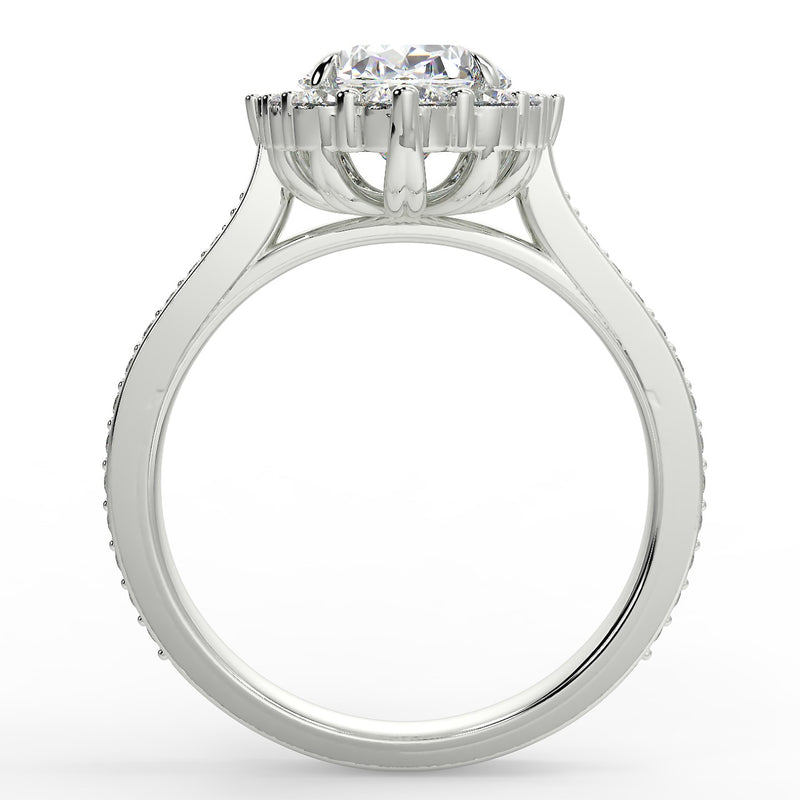 Antoinette Moissanite Engagement Ring