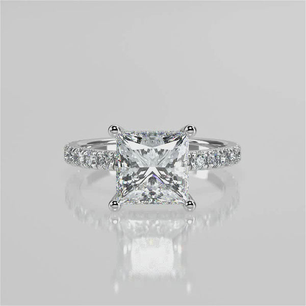 Faith Moissanite Engagement Ring