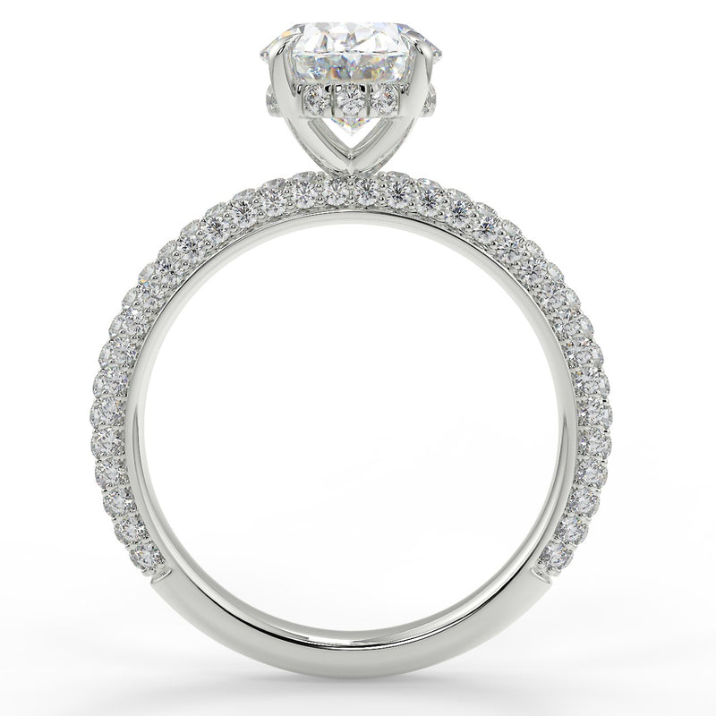 Charlotte Moissanite Engagement Ring