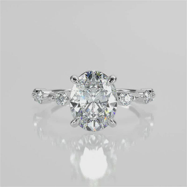 Mireille Moissanite Engagement Ring