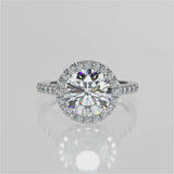 Milena Moissanite Engagement Ring