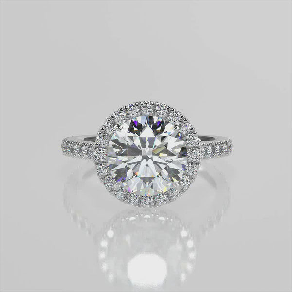 Milena Moissanite Engagement Ring