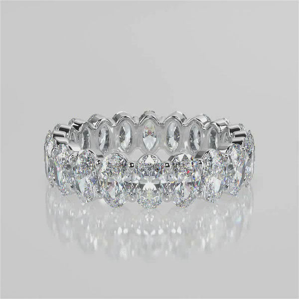 Delphine Wedding Band - Lab Created Diamond