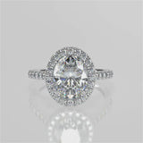 Orchid Moissanite Engagement Ring