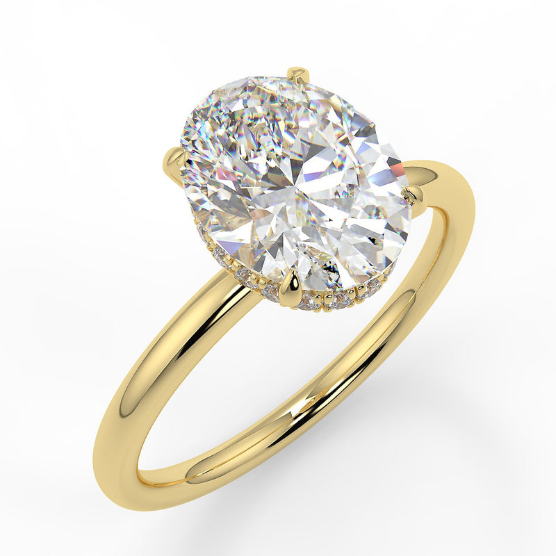 Jaqueline Moissanite Engagement Ring