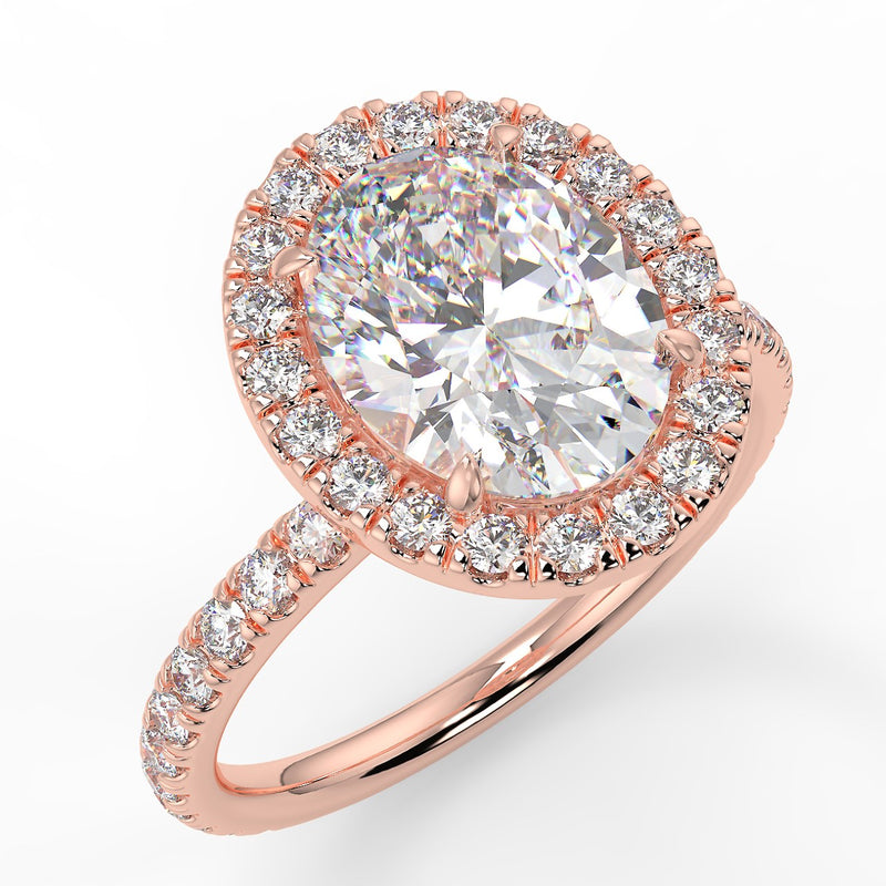 Jazlyn Moissanite Engagement Ring