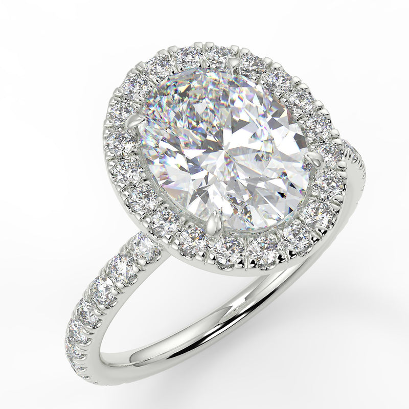 Jazlyn Moissanite Engagement Ring