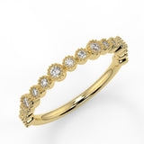 L`ena Wedding Band - Lab Created Diamond