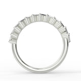 Leah Wedding Band - Lab Created Diamond