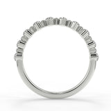 Lindsey Wedding Band - Lab Created Diamond