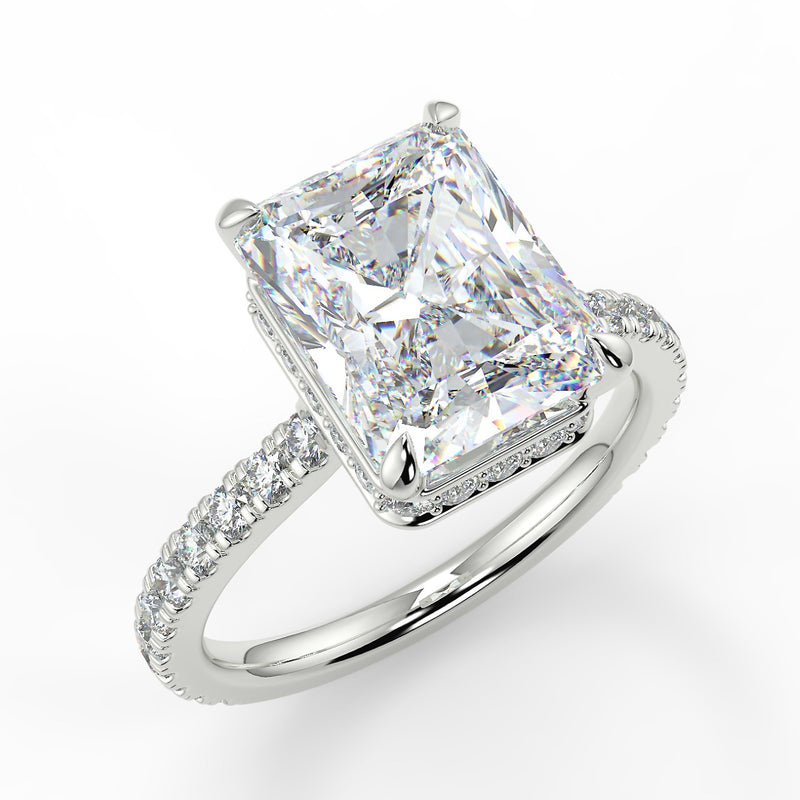 Marseille Moissanite Engagement Ring