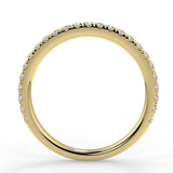 Melissa Wedding Band - Lab Created Diamond