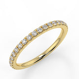 Melissa Wedding Band - Lab Created Diamond