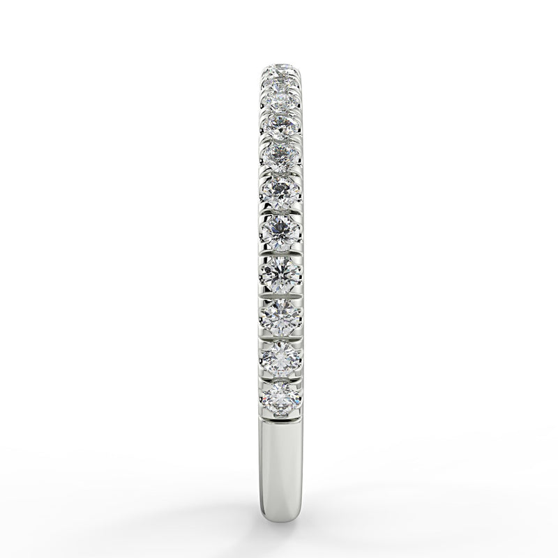 Melissa Wedding Band - Lab Created Diamond