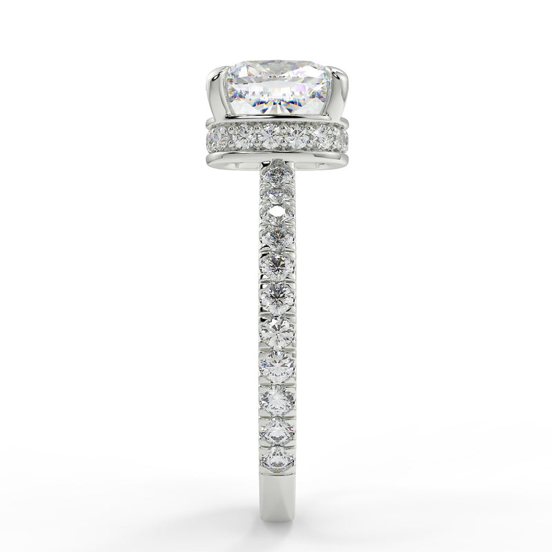 Mila Moissanite Engagement Ring