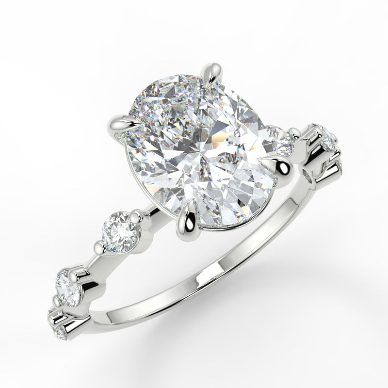 Mireille Moissanite Engagement Ring