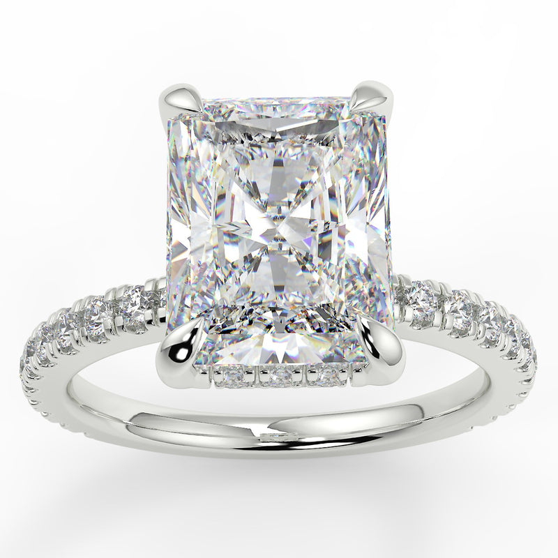 Olivia Moissanite Engagement Ring