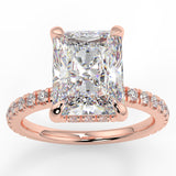 Olivia Moissanite Engagement Ring