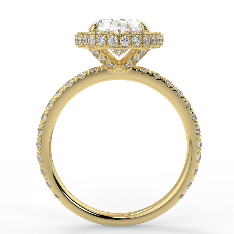 Raquel Moissanite Engagement Ring