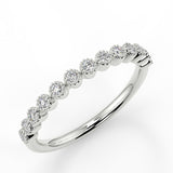 Soleil Wedding Band - Lab Created Diamond