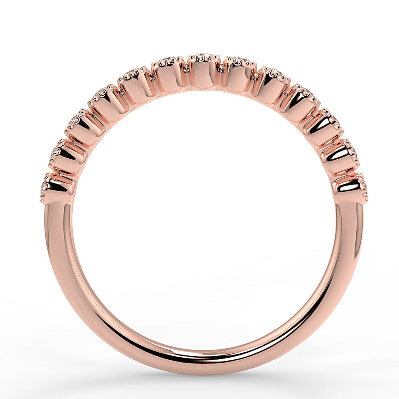 Soleil Wedding Band - Lab Created Diamond