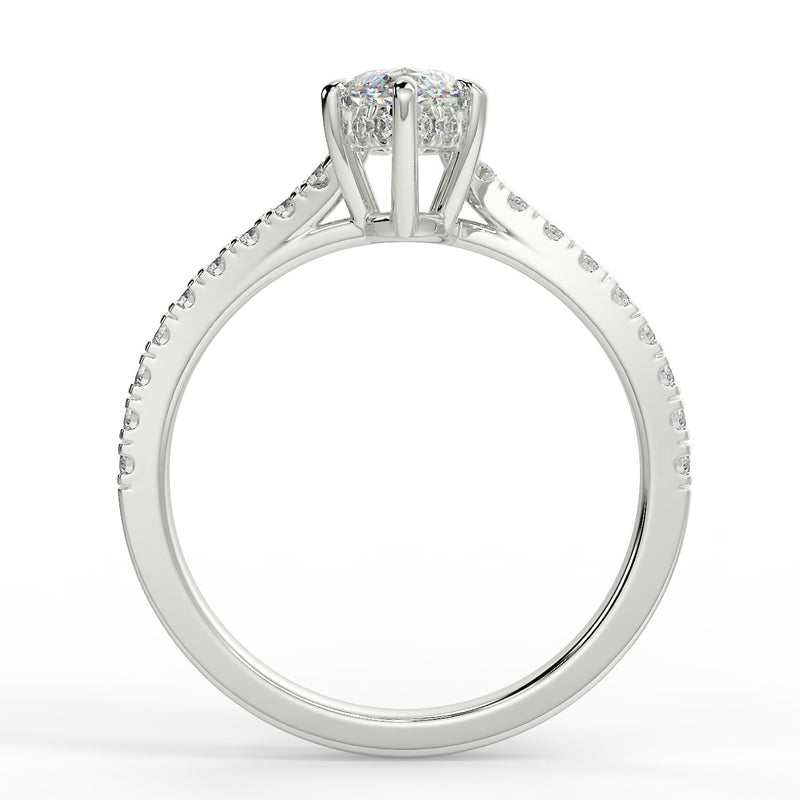 Thilda Moissanite Engagement Ring