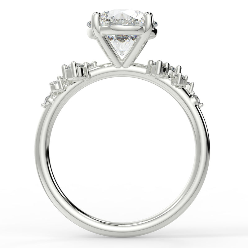 Vega Moissanite Engagement Ring