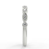 Vivian Wedding Band - Lab Created Diamond