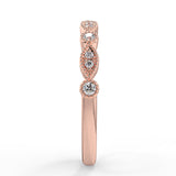 Vivian Wedding Band - Lab Created Diamond