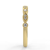 Vivian Wedding Band - Lab Created Diamond